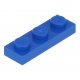 LEGO lapos elem 1x3, kék (3623)